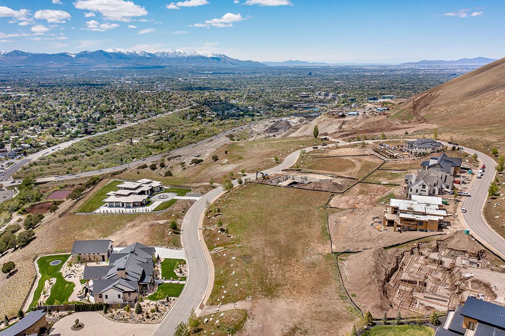 Aerial View of Tavaci Community Overlooking SLC Valley
