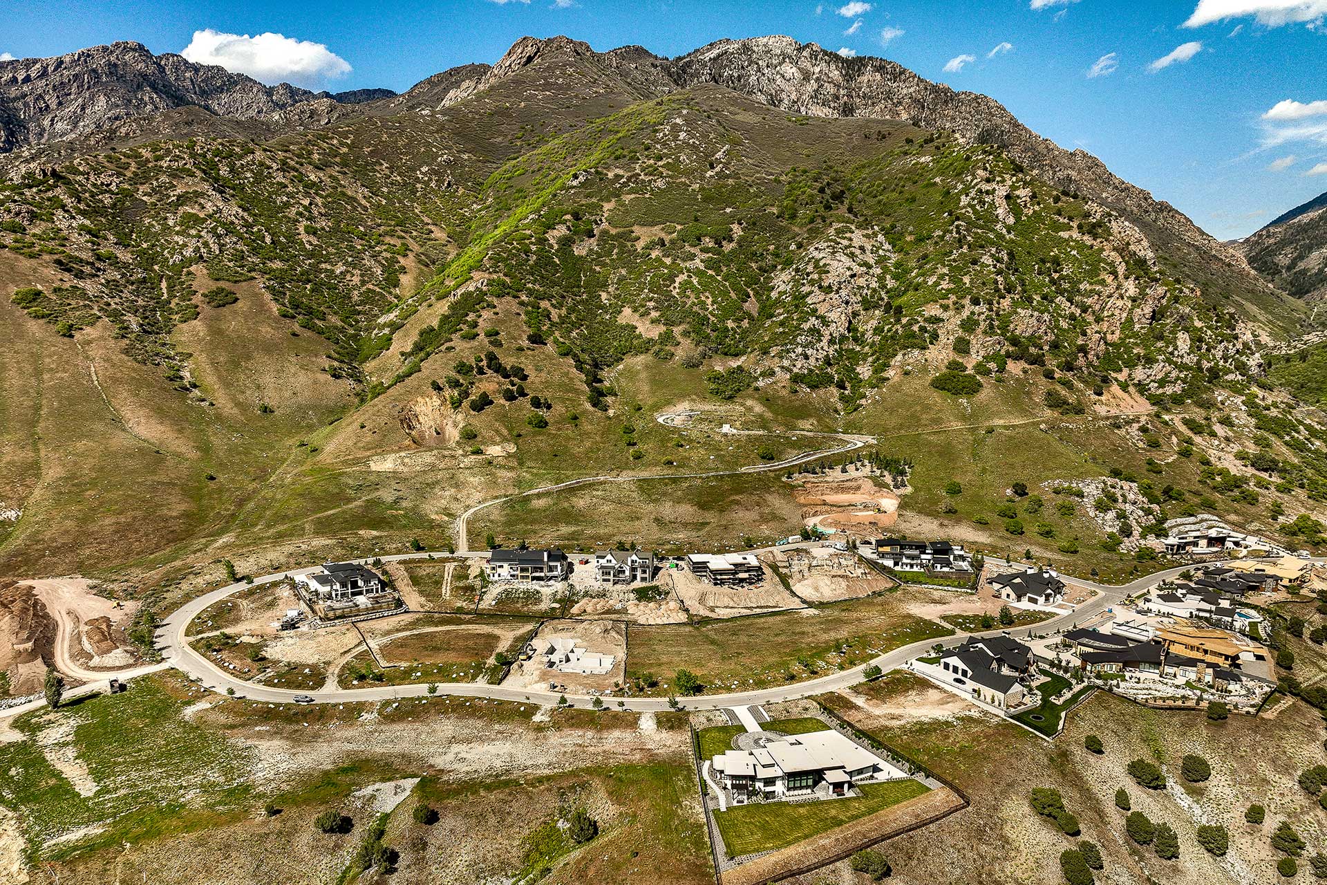 Aerial View of Tavaci Community with Neighborhood Plateau