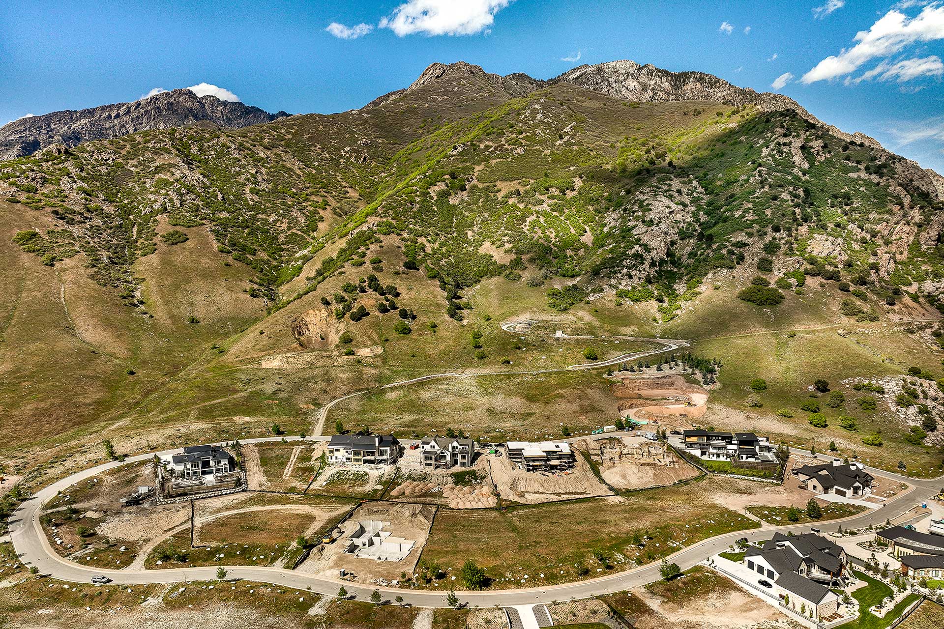 Aerial View of Tavaci Community with view of the US Forest Lands