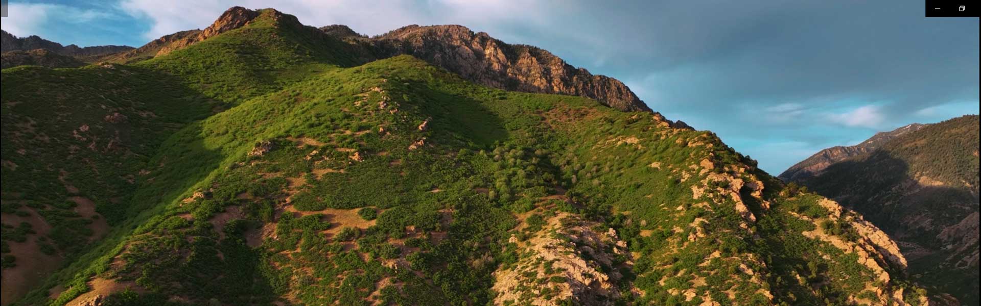 Wasatch Mountain Range In Utah